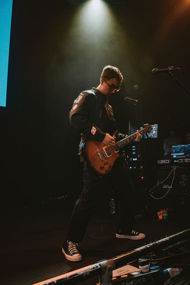 Holding Absence performing live in Adelaide at Lion Arts Factory